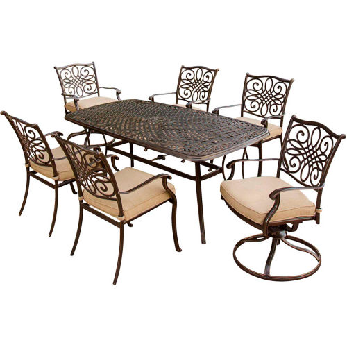 Hanover Traditions 7-Piece Outdoor Dining Set