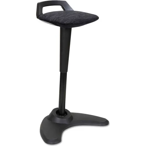 Alera Sit Stand Perch Stool Black with Black Base AdaptivErgo Series