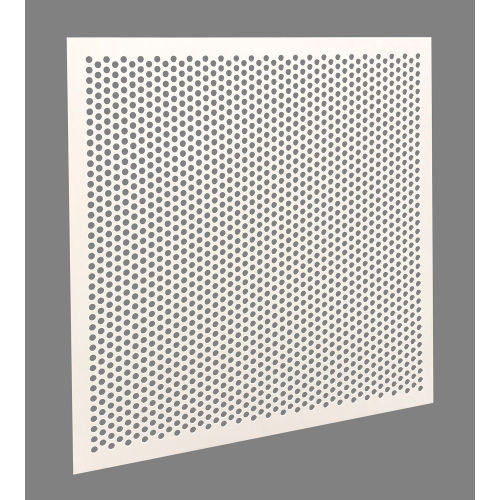 American Louver Stratus 1/4&quot; Perforated Plastic Panel, Ceiling T-Grid, PK2