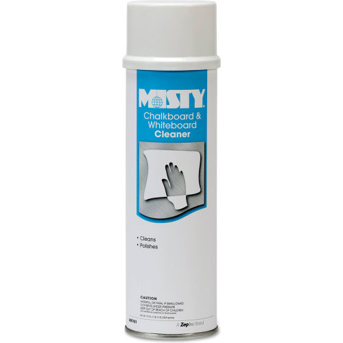 Misty Chalkboard & Whiteboard Cleaner , 19 oz. Aerosol Can, 12 Cans