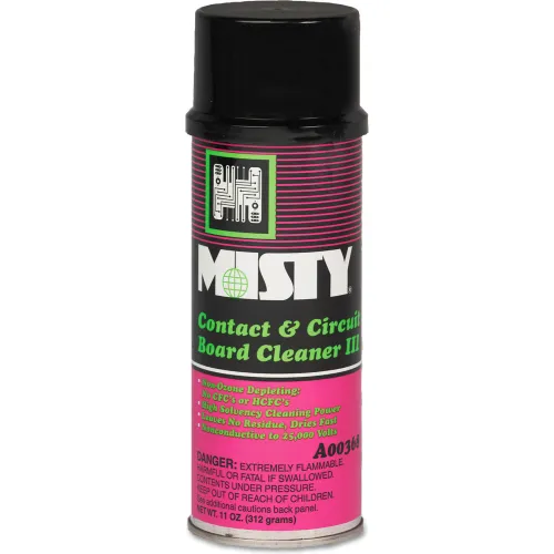 Contact and Circuit Board Cleaner III, 16 oz Aerosol Spray, 12/Carton Contact and Circuit Board Cleaner III, 16 oz Aerosol Spray, 12/Carton