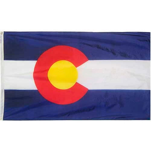 3X5 Ft. 100% Nylon Colorado State Flag