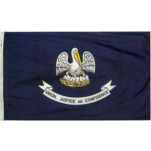 4X6 Ft. 100% Nylon Louisiana State Flag