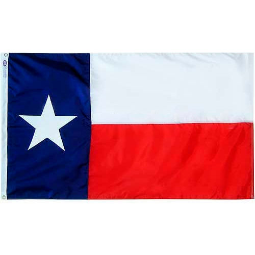 3X5 Ft. 100% Nylon Texas State Flag