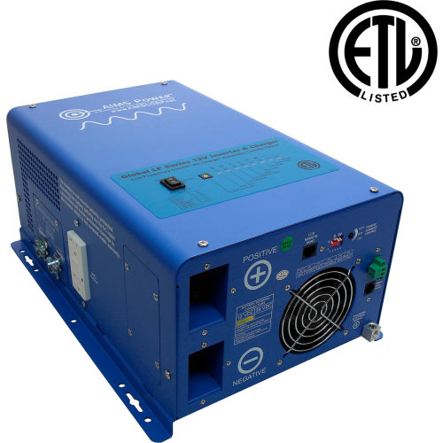 AIMS Power 3000 Watt Pure Sine Inverter Charger, PICOGLF30W12V120V