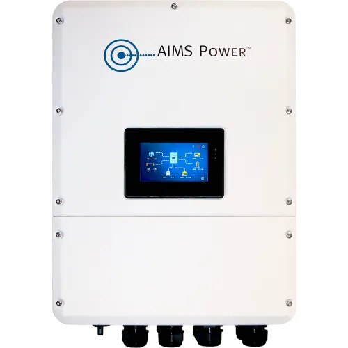 AIMS Power Hybrid Inverter Charger 4.6 kW Output 6.9 kW Solar Capacity - All-in-one Solar Inverter Charger with Solar Charge Controller & Battery Charger - Multiple Configuration - Grid Tie & Off Grid