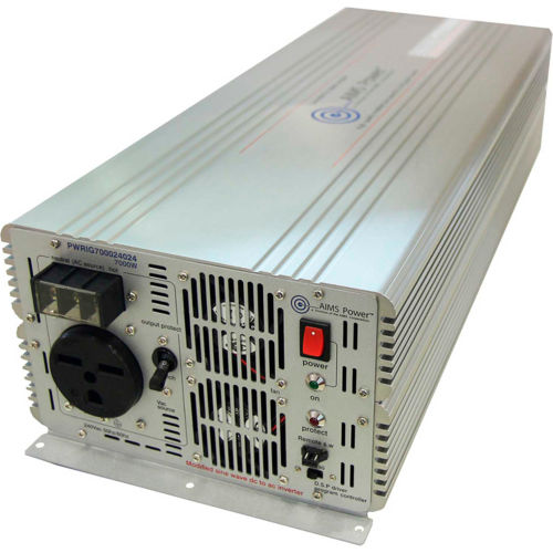 AIMS Power 7000 Watt Industrial Inverter 24VDC to 240VAC, PWRIG700024024