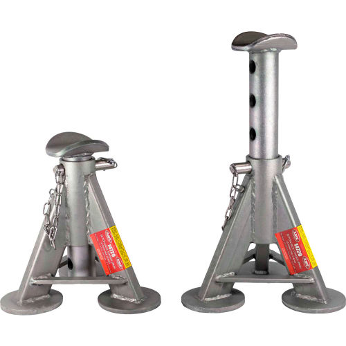 3 Ton 1 Pair AME 14980 Flat Top Jack Stand with Rubber Cushion 