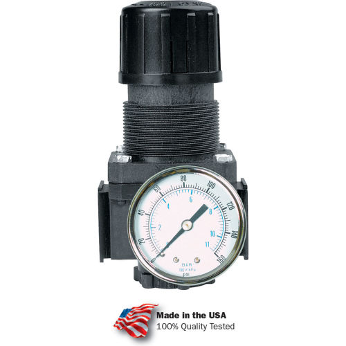 Arrow MidFlow Regulator R374G, Aluminum, 1/2" NPT, 250 PSI