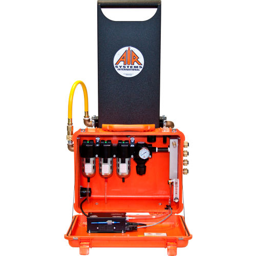 Air Systems International 50 CFM Blast-Air™ Cart, 4 Outlet, Hansen Fitting, BA-50