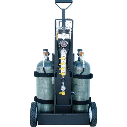 Air Systems 2-Cylinder MULTI-PAK™ Small Cylinder Rescue Cart, 4500 PSI ...