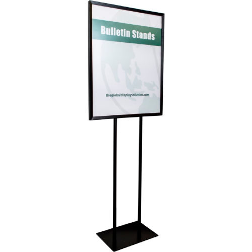 Economy Poster Stand Display 22&quot;W x 28&quot;H, Black
