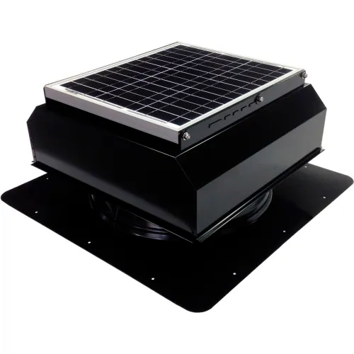 Attic Breeze® GEN 3 AB-3523A-BLK Self-Flashing Attached Solar Attic Fan 35W  Black