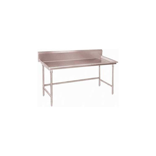 Advance Tabco BSR-48 16 Gauge Sorting Table 304 Stainless Steel - 10-1/2&quot; Backsplash 48&quot;W x 30&quot;D