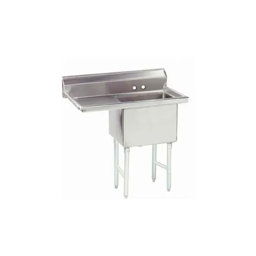 Advance Tabco® FE1181218LX NSF Fabricated 1 Compartment Sink, 18H