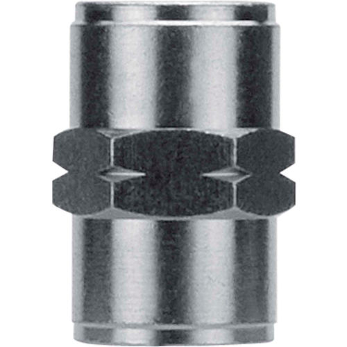 AIGNEP Female Coupling, 82300N-04, 1/4&quot; NPTF, Nickel Plated Brass - Pkg Qty 10