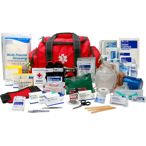 First Aid Only Basic First Aid Responder Bag, Bleed Control & Airway ...