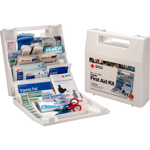 American Red Cross Deluxe Family First Aid Kit, Plastic