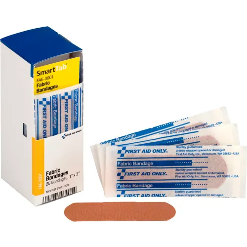 Band-Aid® Fabric Bandages - 1 x 3