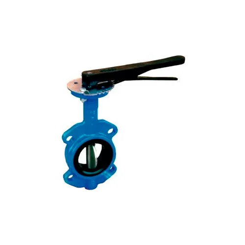 4" Wafer Style Butterfly Valve W/ EPDM Seals and 10 Position Handle