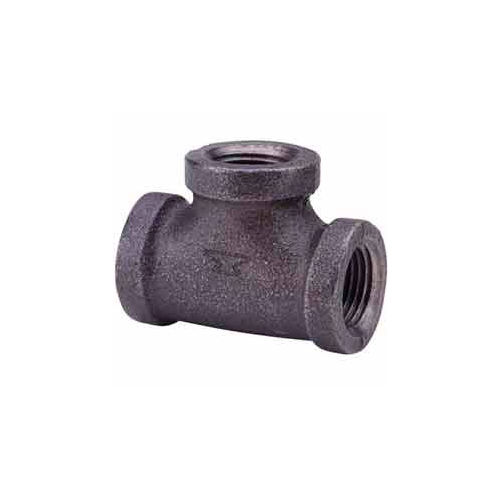1/2 In. Black Malleable Tee 150 PSI Lead Free