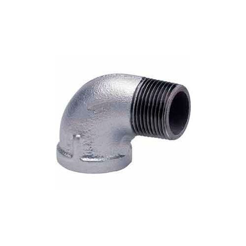 1 In Galvanized Malleable 90 Degree Street Elbow 150 PSI Lead Free