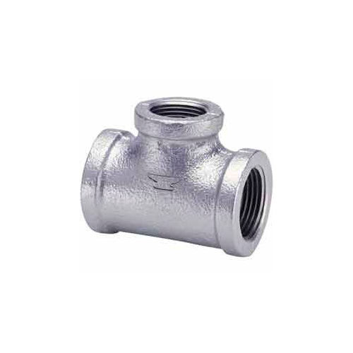 2 In Galvanized Malleable Tee 150 PSI Lead Free