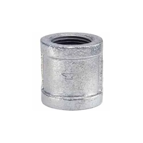 1 In Galvanized Malleable Coupling 150 PSI Lead Free