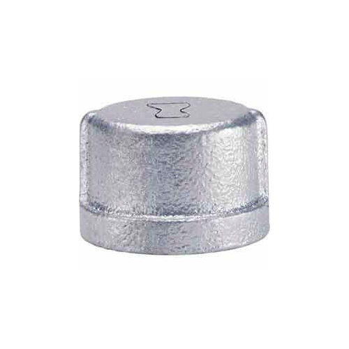 1 In Galvanized Malleable Cap 150 PSI Lead Free