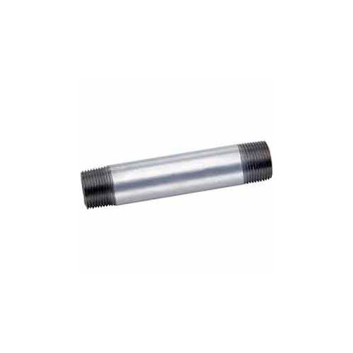 1 In X 4-1/2 In Galvanized Steel Pipe Nipple 150 PSI Lead Free