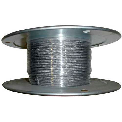 Advantage 250' 1/16&quot; Diameter 7x7 Stainless Steel Aircraft Cable SSAC0627X7R250