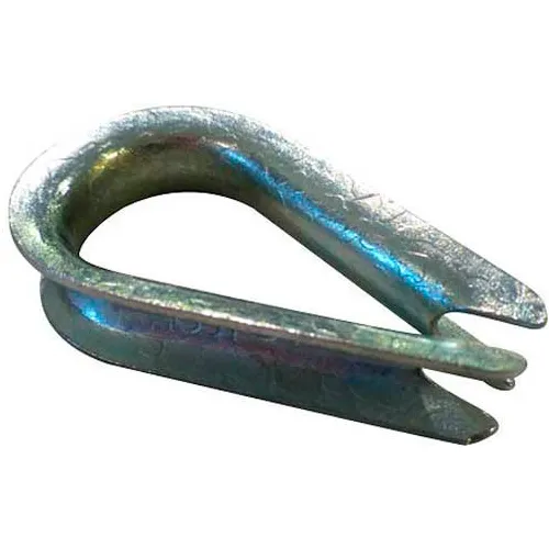 Advantage Standard Duty Steel Zinc Plated Wire Rope Thimble TSD125P6