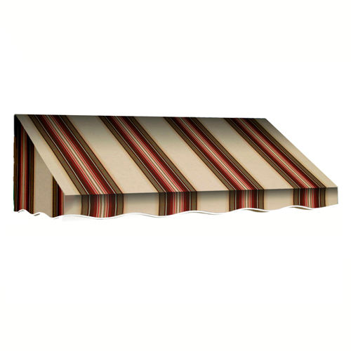 Awntech EF23-4BRTER, Window/Entry Awning 4' 4-1/2" W x 3'D x 2'H Brown/Terra Cotta