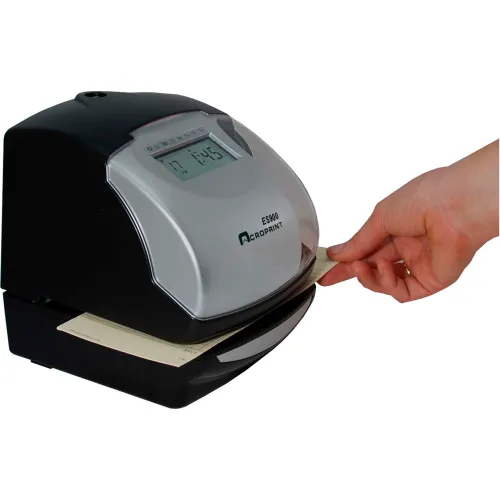 Acroprint ES900 Electronic Time Clock 3 In 1 Document Stamp