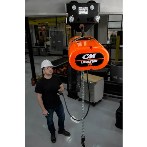 Columbus McKinnon Hoists  CM Lodestar 2 Ton Single Reeved Hoists