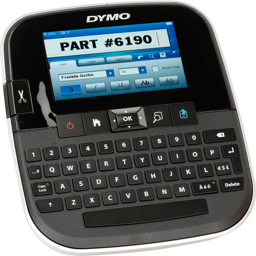 Label maker with different fonts