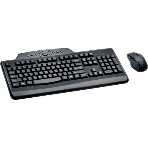 Kensington&#174; 72408 ProFit&#174; Wireless Media Desktop Keyboard and Mouse Set, Black