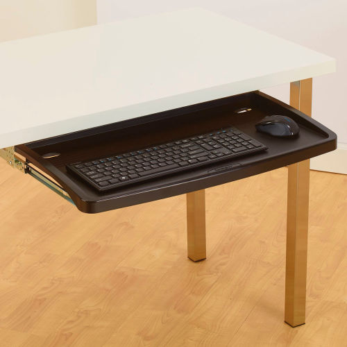 Kensington® 60004 Under Desk Comfort Keyboard Drawer with SmartFit® System, Black