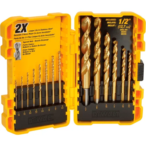 DeWALT Titanium Speed Tip Drill Bit Set DW1341 14 Piece Set