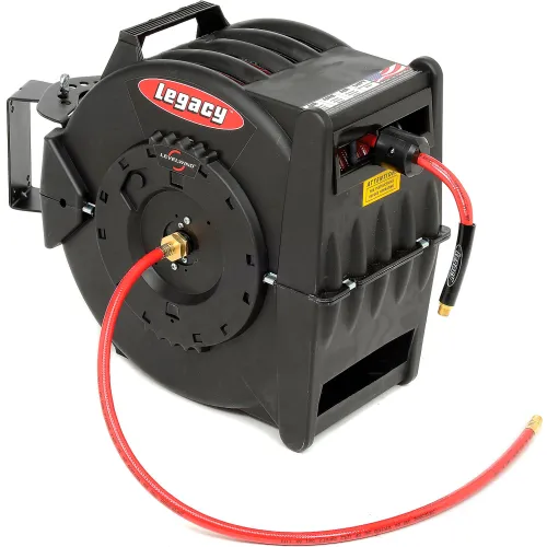 Legacy™ L8310 3/8x 100' 350 PSI Enclosed Chassis Spring Retractable  Composite Hose Reel