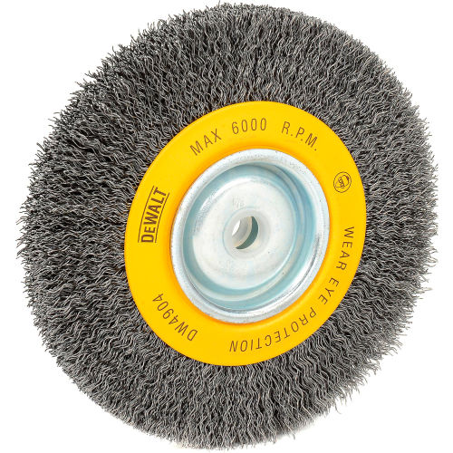 DeWALT HighPerformance™ Bench Grinder Brush, DW4904, 6 in. Diameter
