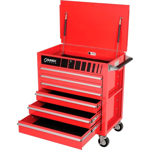 Full Drawer Service Cart - Purple - SUNEX Tools