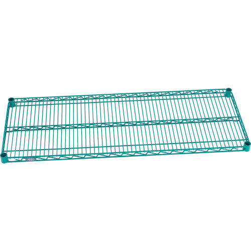 Nexel® Green Epoxy Wire Shelf, 48 W X 18 D, With Clips
																			