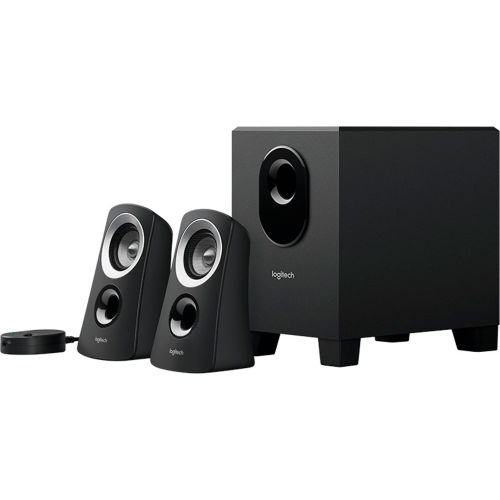 Logitech 980-000382 Z313 Computer Speaker System with Subwoofer, Black