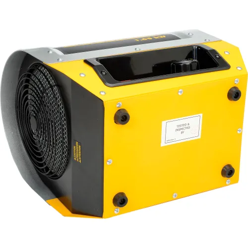 DeWALT® Portable Forced Air Electric Heater W/ Adjustable Thermostat, 240V,  1 Phase, 3300 Watt