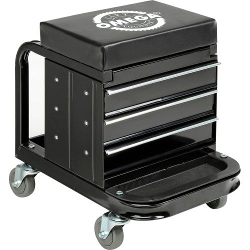 Omega 450 lb. Cap. Toolbox Creeper Seat
