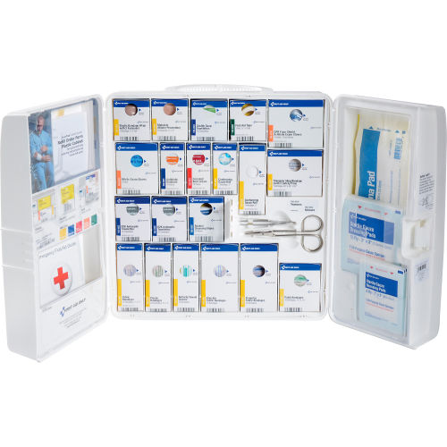 First Aid Only 1001-FAE-0103 Large First Aid Kit, 100 Pieces, OSHA Compliant, Plastic Case
