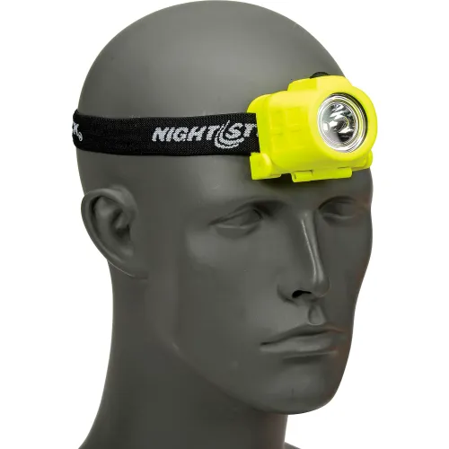 Nightstick Intrinsically Safe Headlamp - 3 AAA - Green - UL913 / ATEX