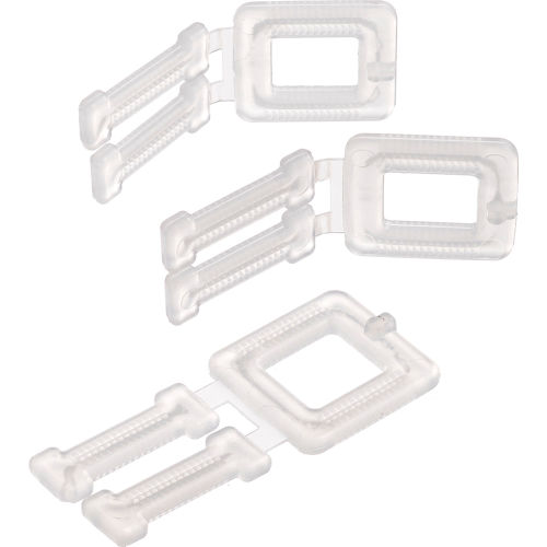 1/2in Plastic Buckles PLB-4A White for 1/2in Polypropylene Strapping, 1000 Pack