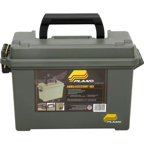 Made in USA Molded Polypropylene Stackable Ammo Can by Plano  (Size: 11.625 x 5.125 x 7.125), Accessories & Parts, BBs & Gas, BB  Accessories